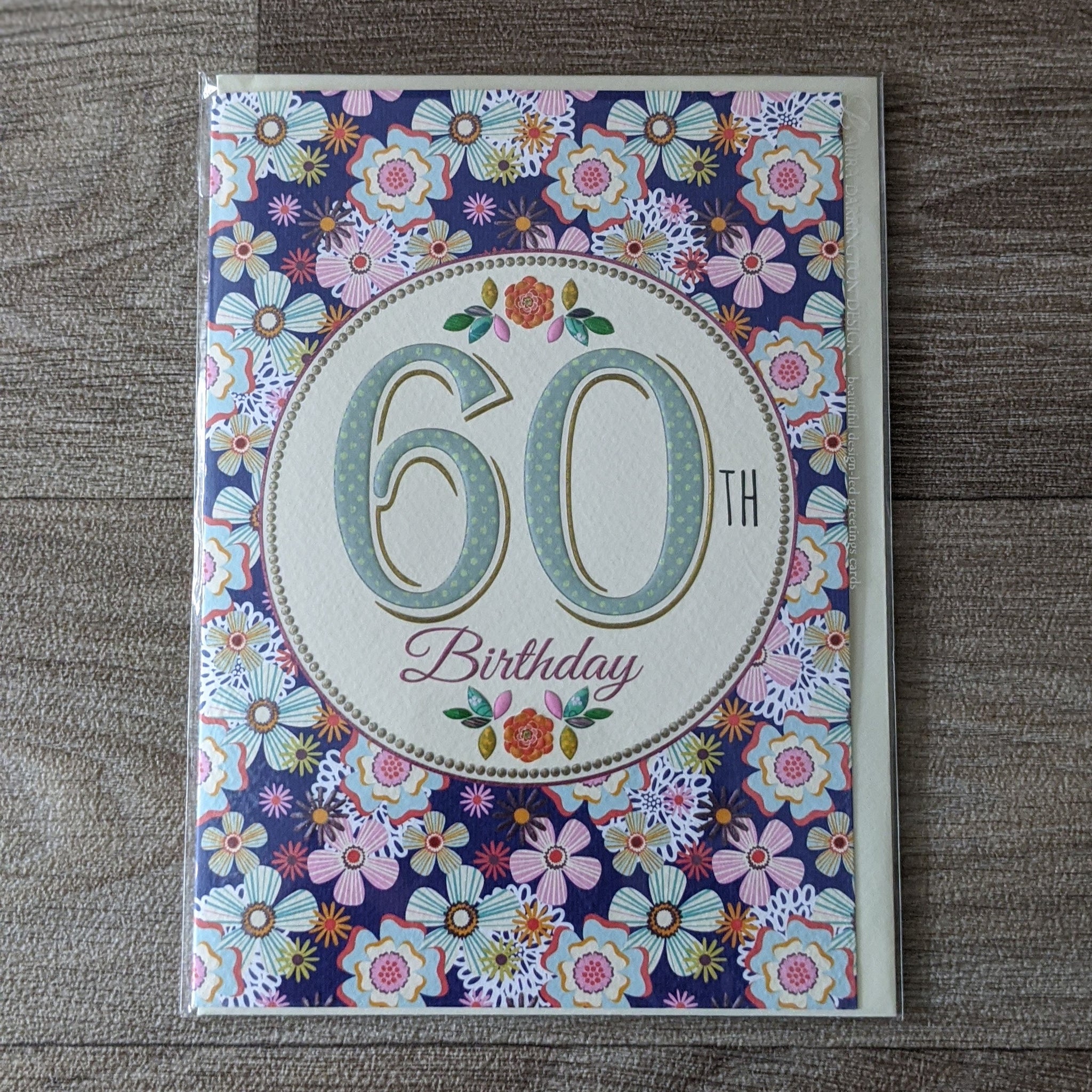 60TH BIRTHDAY CARD