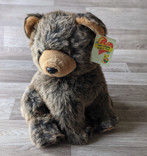 Vintage Ostoy Brown Bear Plush Soft Toy 14 Live Love Create