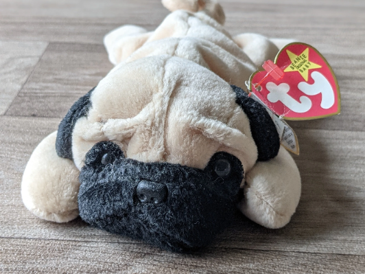 Pugsly beanie top baby 1996