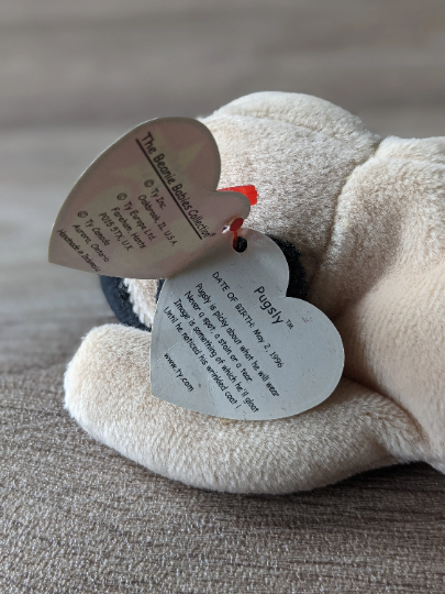 Pugsly beanie baby sales may 2 1996