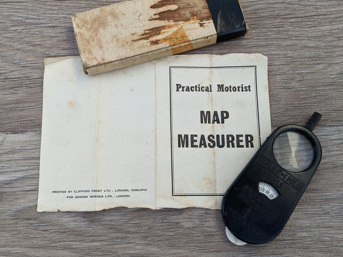 Vintage 1959 'Practical Motorist Map Measurer' Curvimeter / Opisometer ...