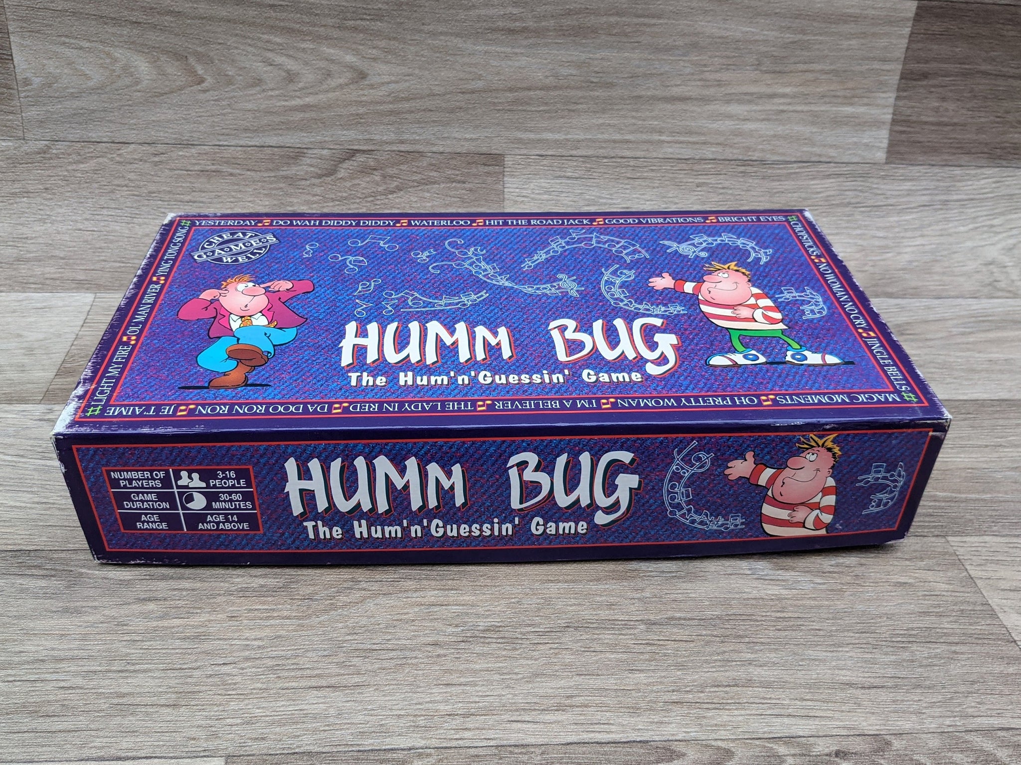 Vintage Humm Bug Board Game in Original Box