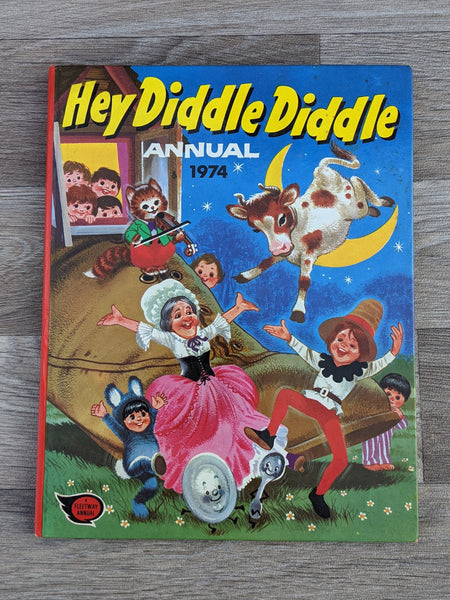 Vintage Hey Diddle Diddle Children's Annual 1974 (A Fleetway Annual)